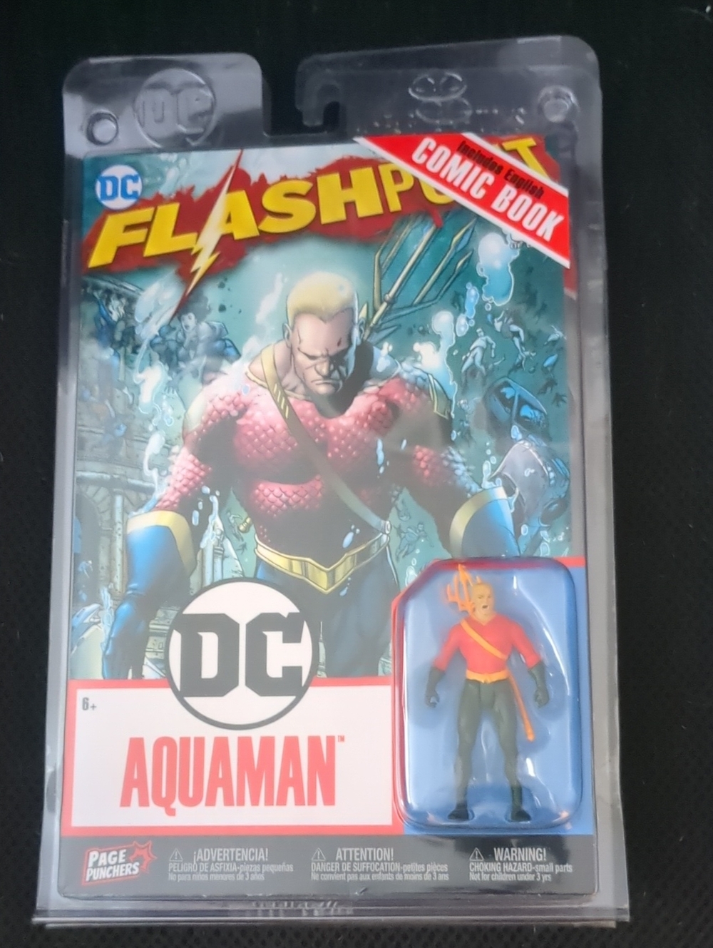 Aquaman comic with action figure